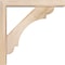 Ekena Millwork Olympic Block Smooth Bracket w/ Offset Brace, Douglas Fir, 3 1/2"W x 16"D x 16"H BKT0402X16X16OLY05SDF - alternate 4